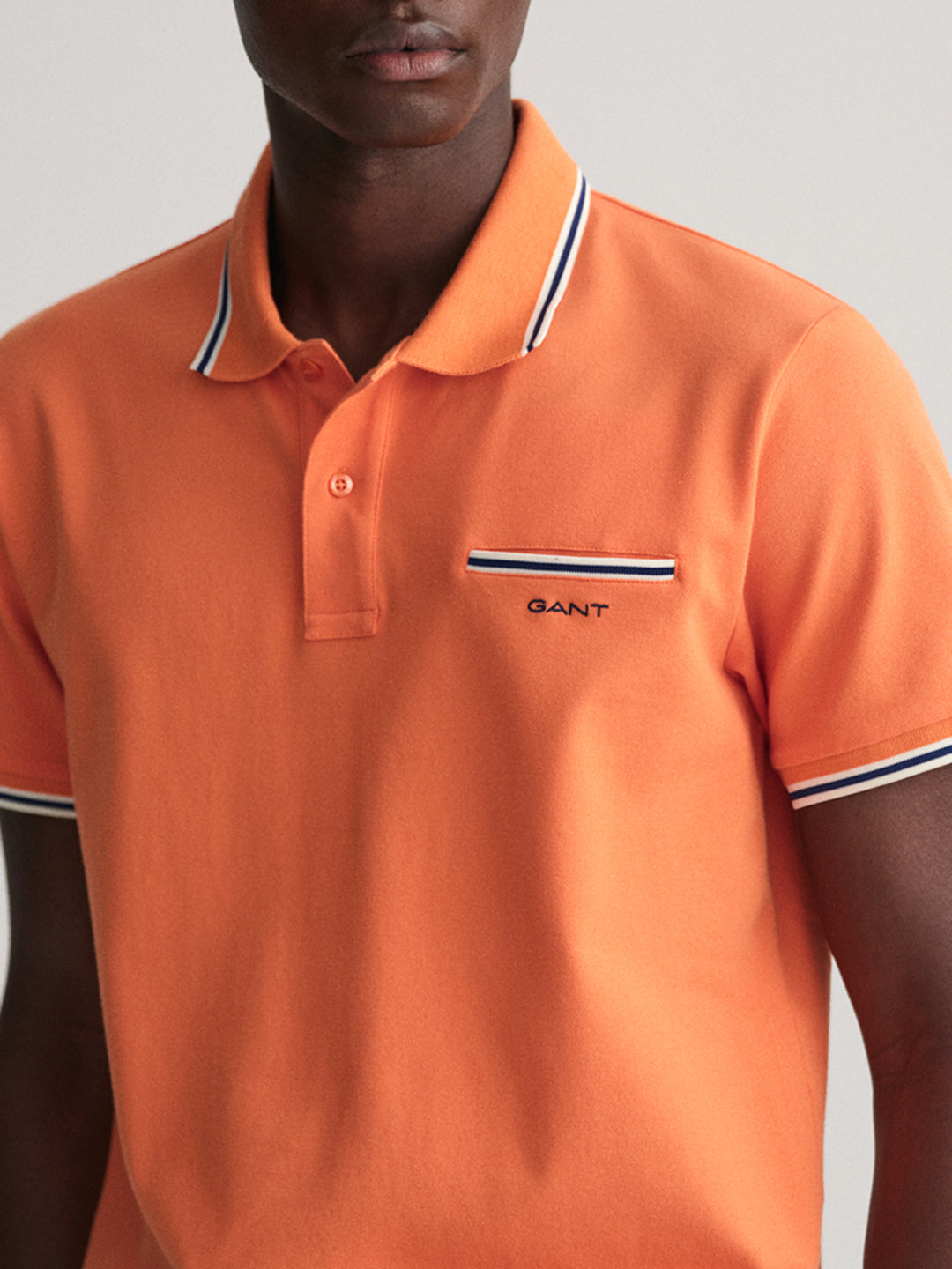Gant Orange Logo Regular Fit T-Shirt