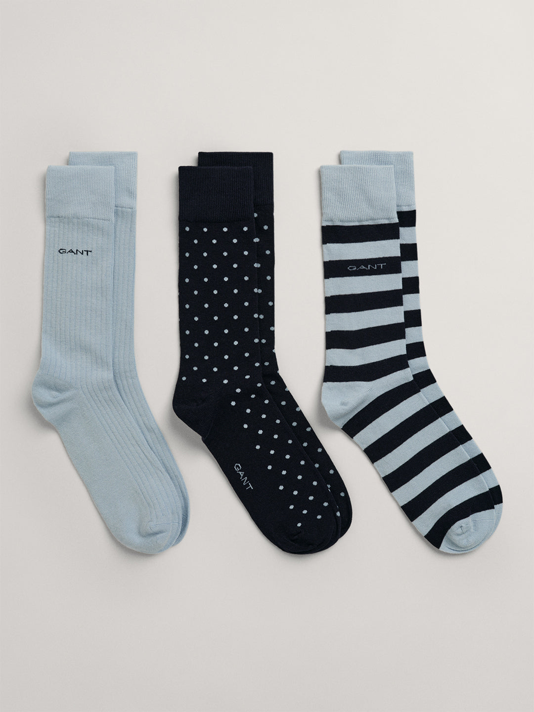 Gant Men Pack Of 3 Above Ankle-Length Socks