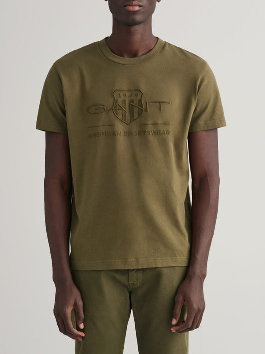 Gant Juniper Green Logo Regular Fit T-Shirt