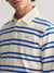 Gant Cream Striped Regular Fit T-Shirt