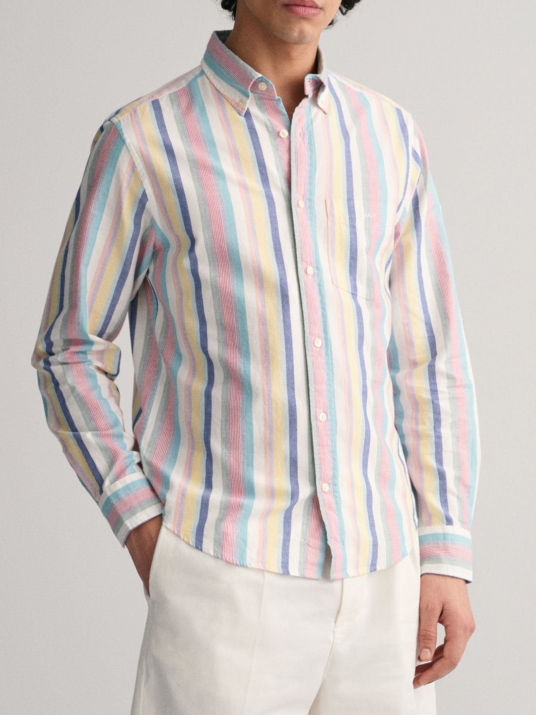 Gant Multicolor Striped Regular Fit Shirt