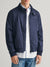 Gant Men Blue Solid Mandarin Collar Jacket