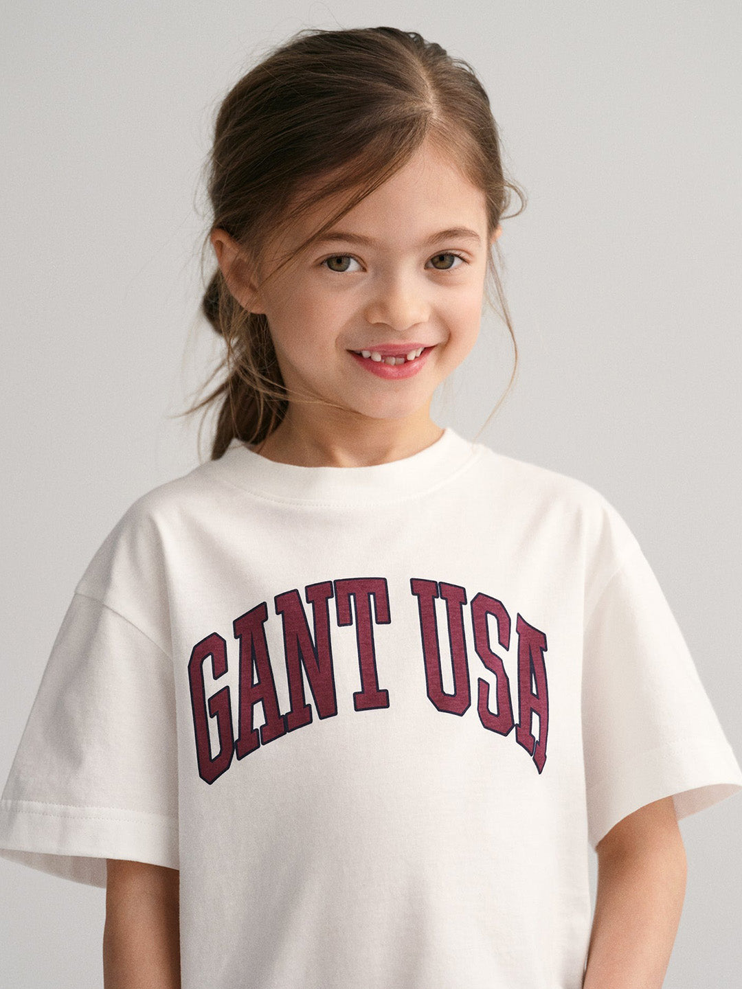 Gant Kids Printed Round Neck T-Shirt