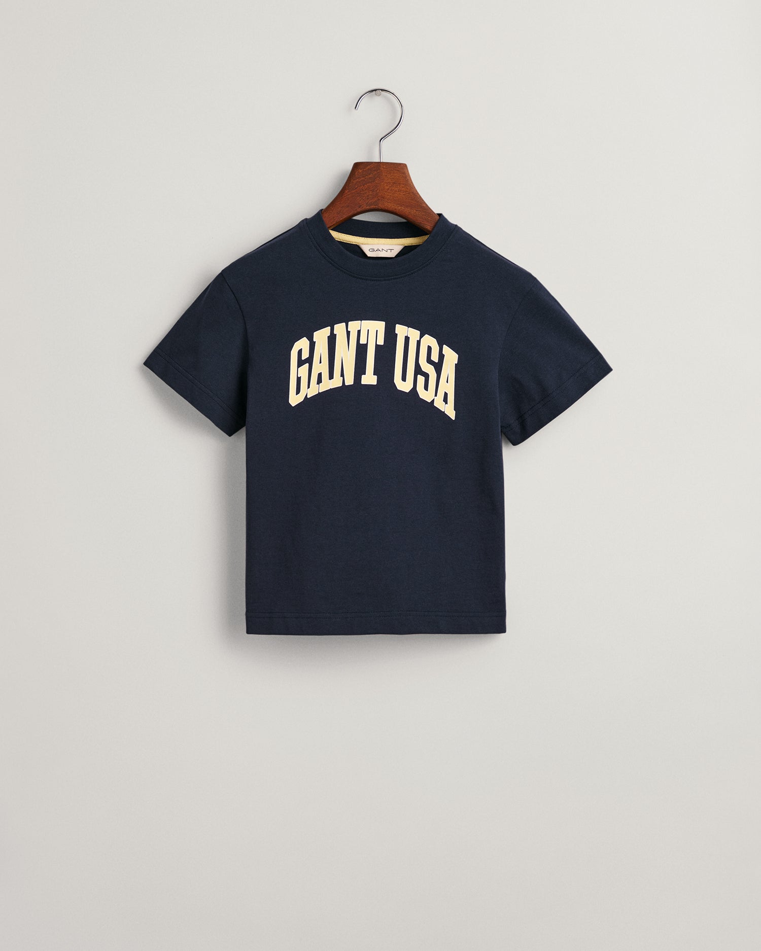 Gant Kids Navy Printed Relaxed Fit T-Shirt