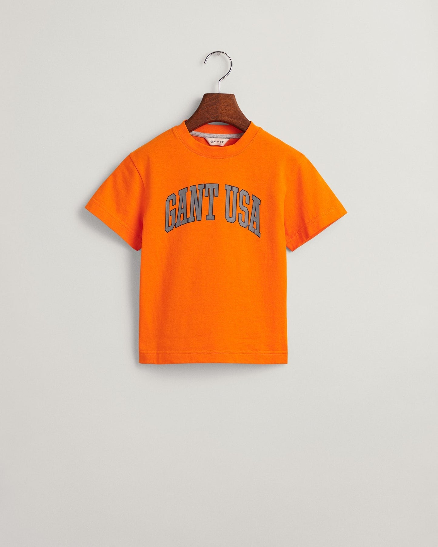 Gant Kids Orange Printed Relaxed Fit T-Shirt