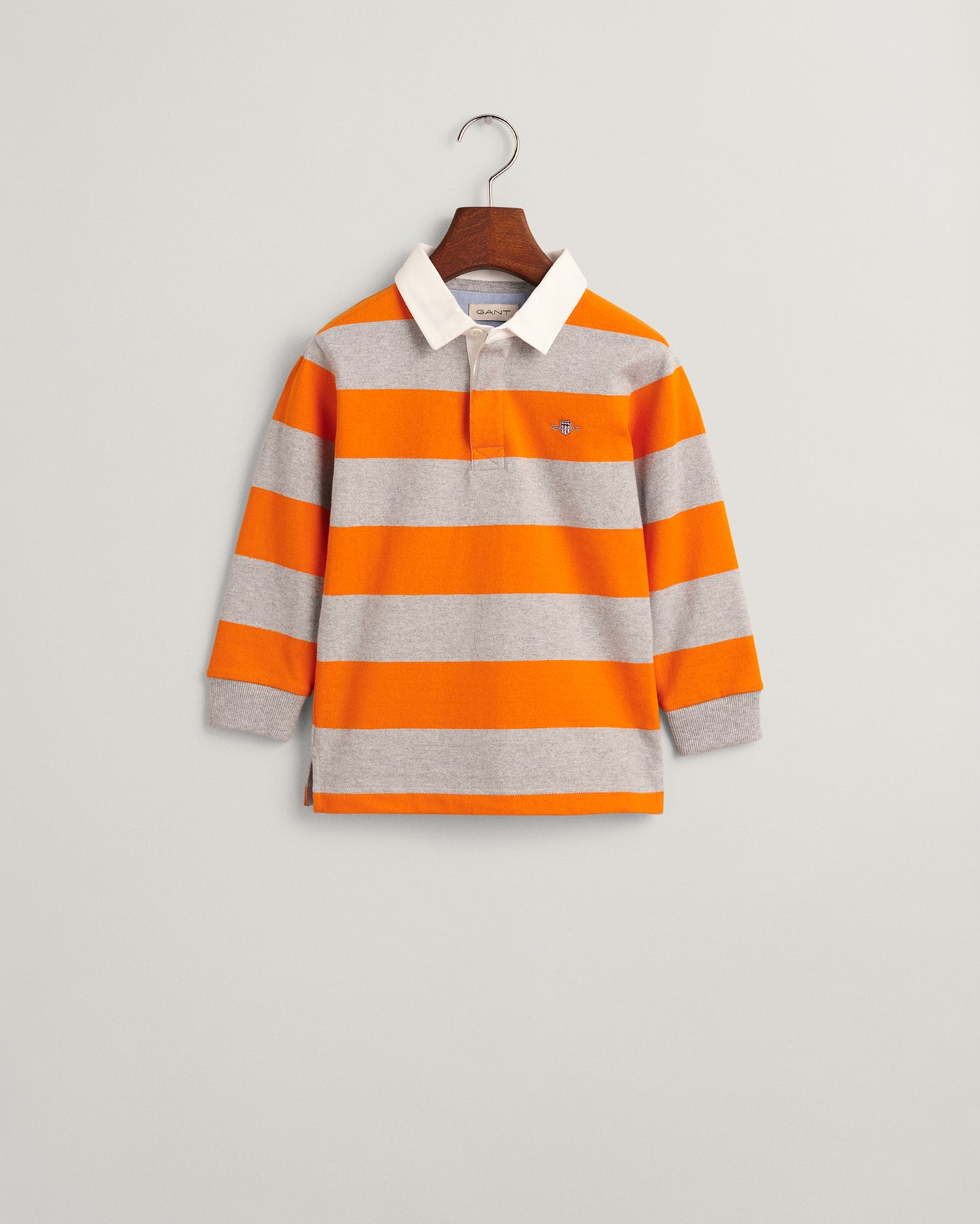 Gant Kids Orange Striped Relaxed Fit T-Shirt