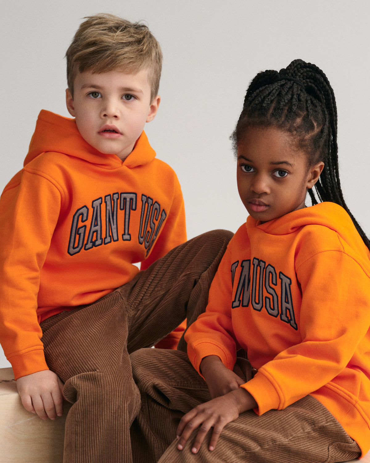 Gant Kids Solid Hooded Sweatshirt