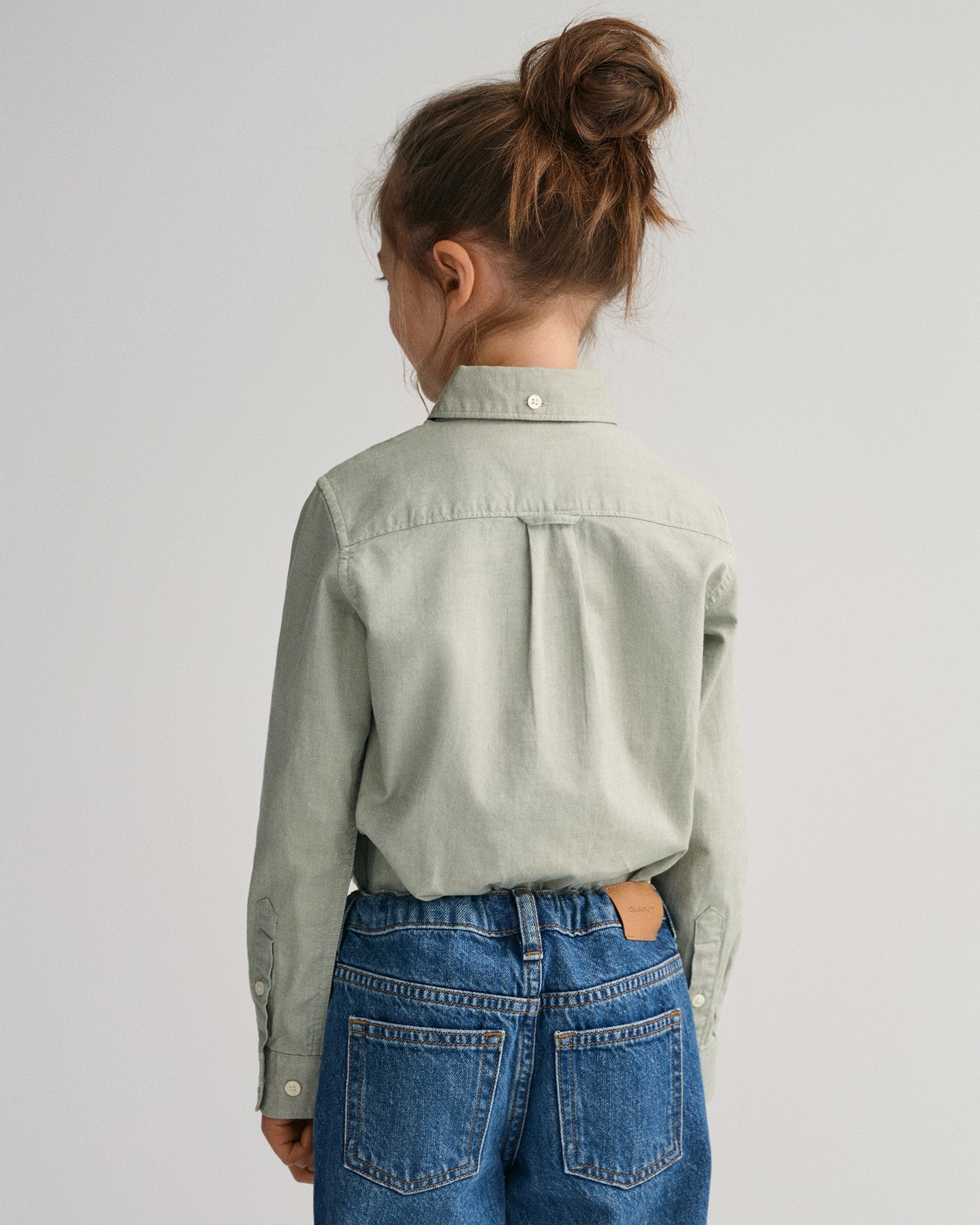 Gant Kids Light Green Regular Fit Shirt