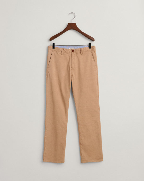 Gant Boys Beige Solid Regular Fit Trouser