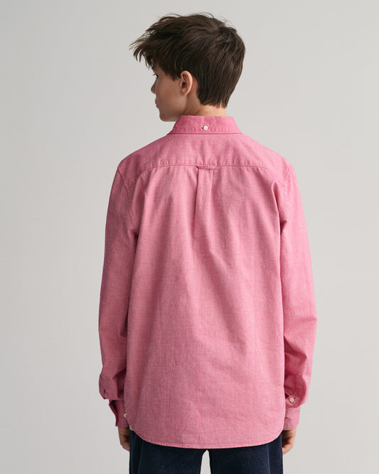 Gant Kids Pink Regular Fit Shirt