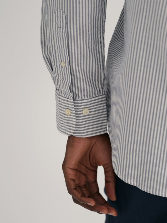 Gant Persian Blue Striped Regular Fit Shirt