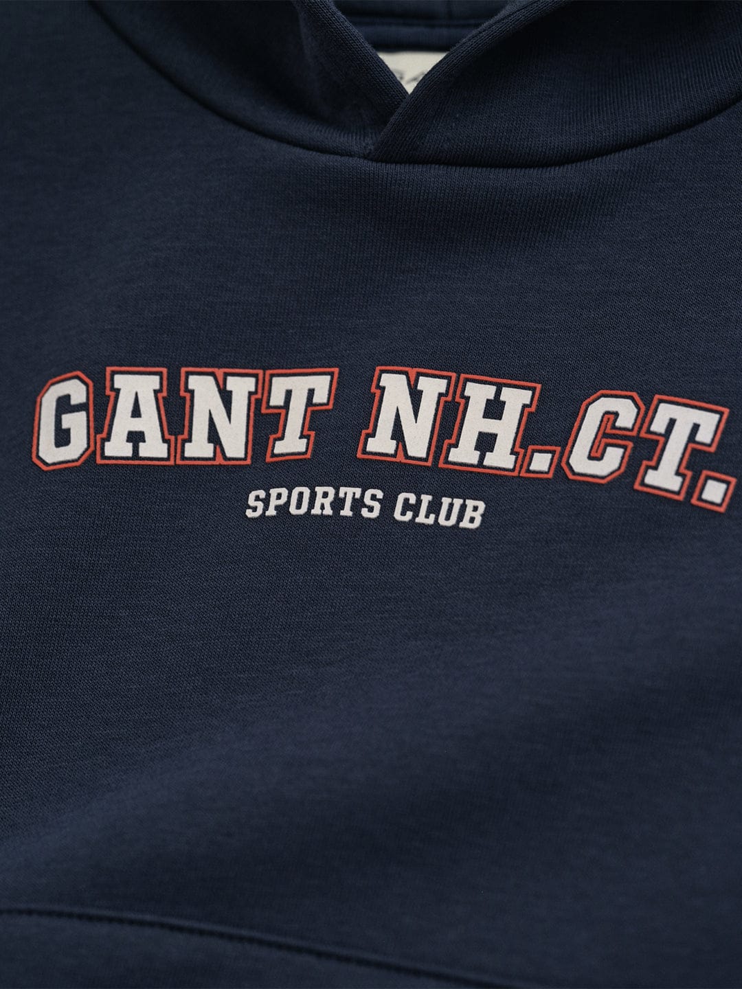 Gant Boys Blue Graphic Hooded Sweatshirt