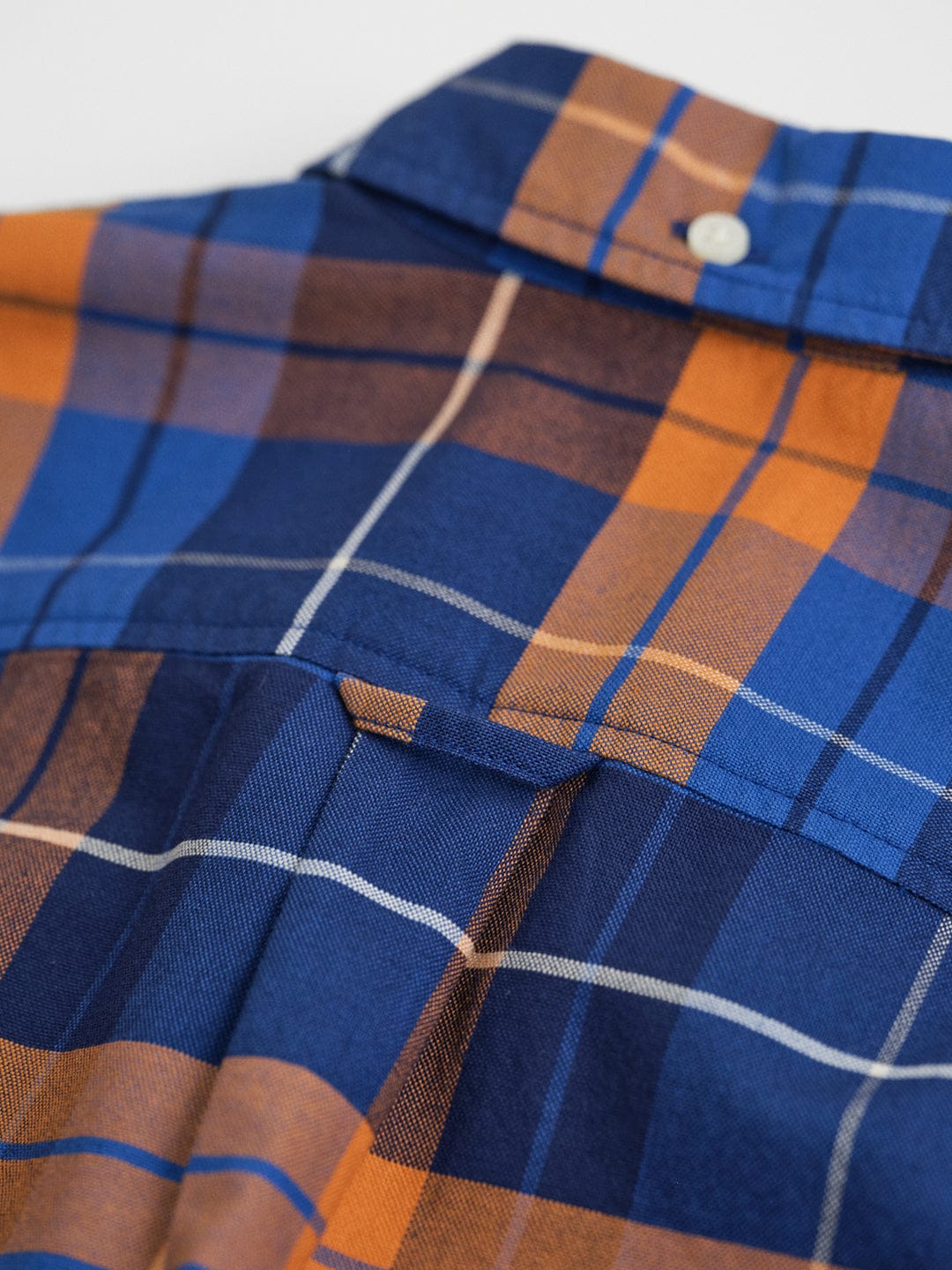 Gant Boys Orange Checks Collar Shirt