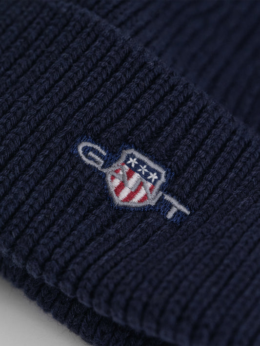 Gant Boys Blue Solid Beanies