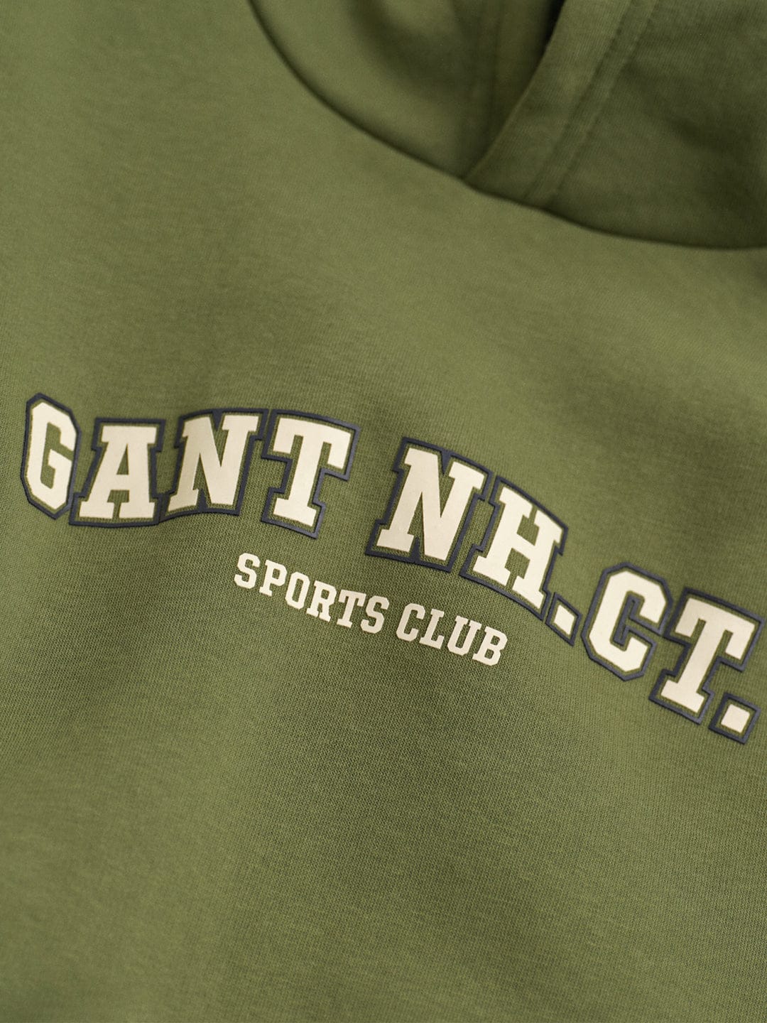 Gant Boys Green Graphic Hooded Sweatshirt