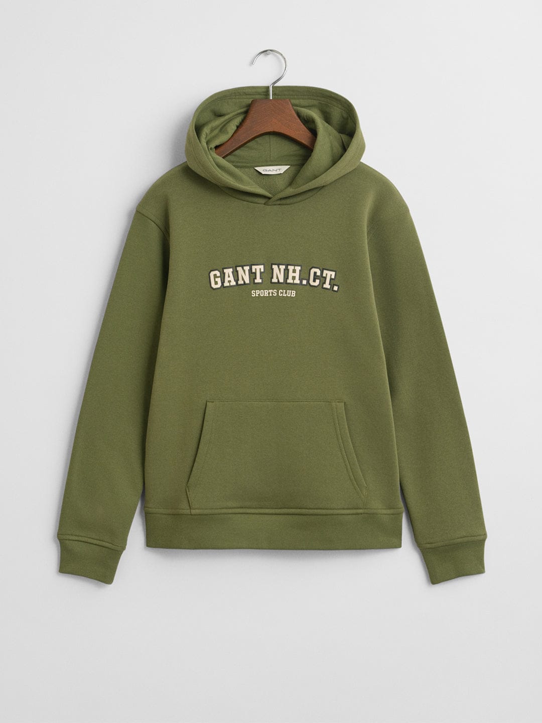 Gant Boys Green Graphic Hooded Sweatshirt