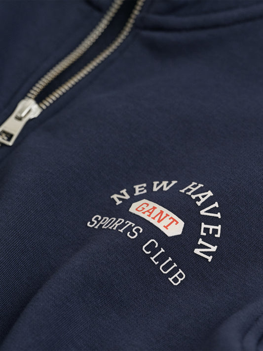 Gant Boys Blue Graphic Round Neck Sweatshirt