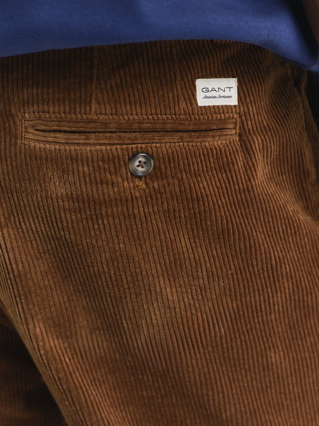 Gant Men Brown Regular Fit Solid Trouser