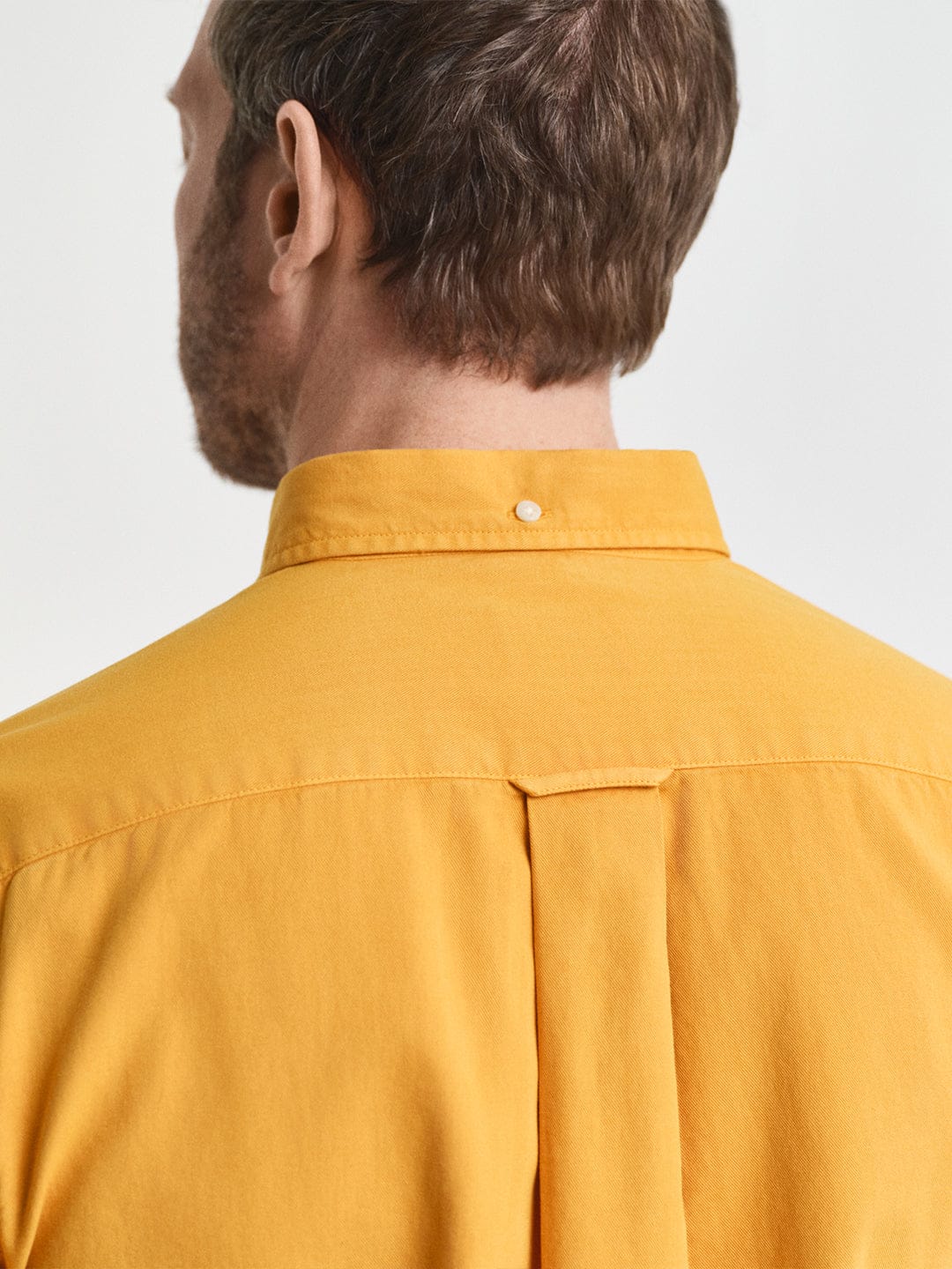 Gant Men Yellow Solid Collar Shirt