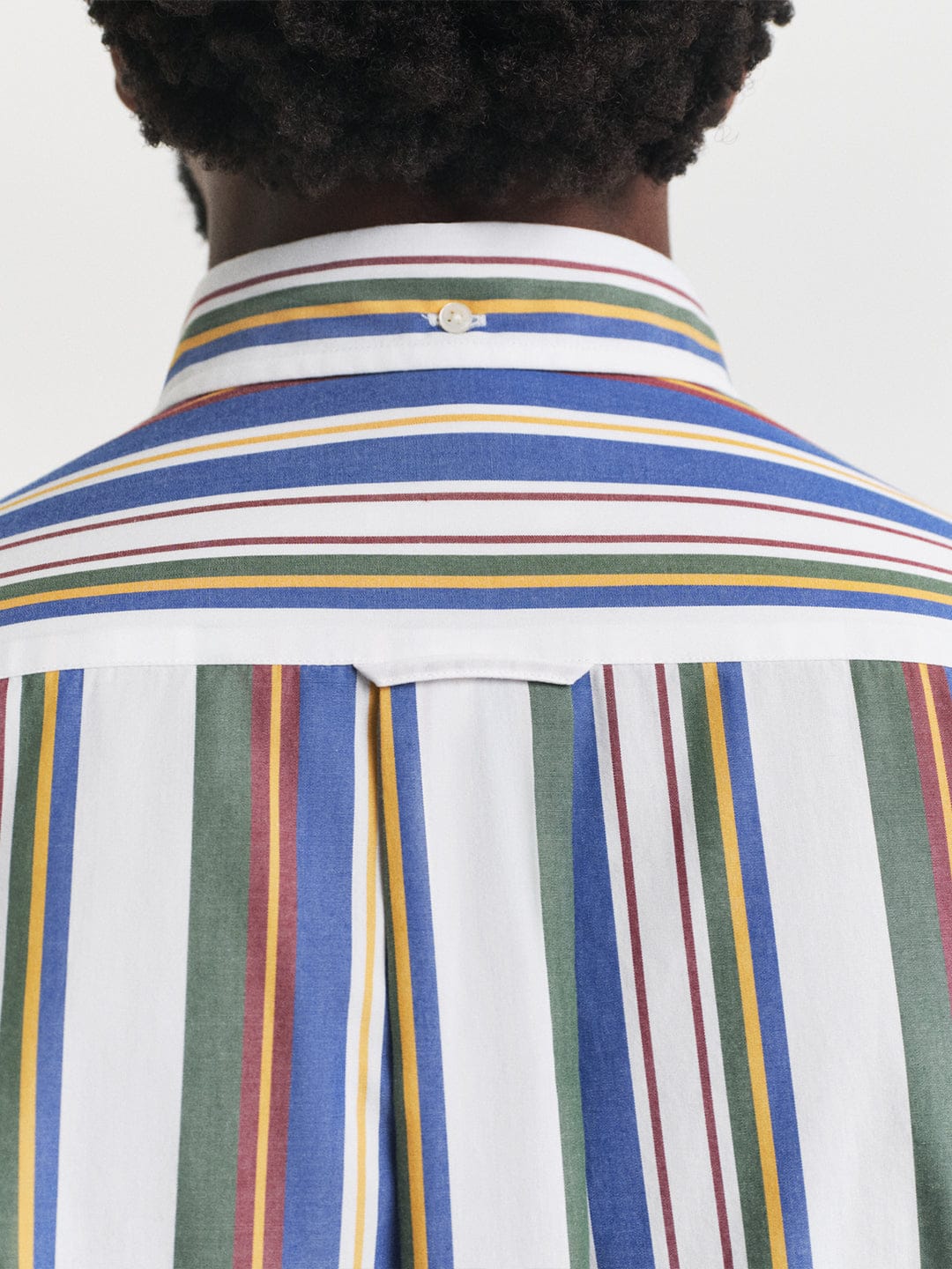 Gant Men Multicolor Striped Collar Shirt