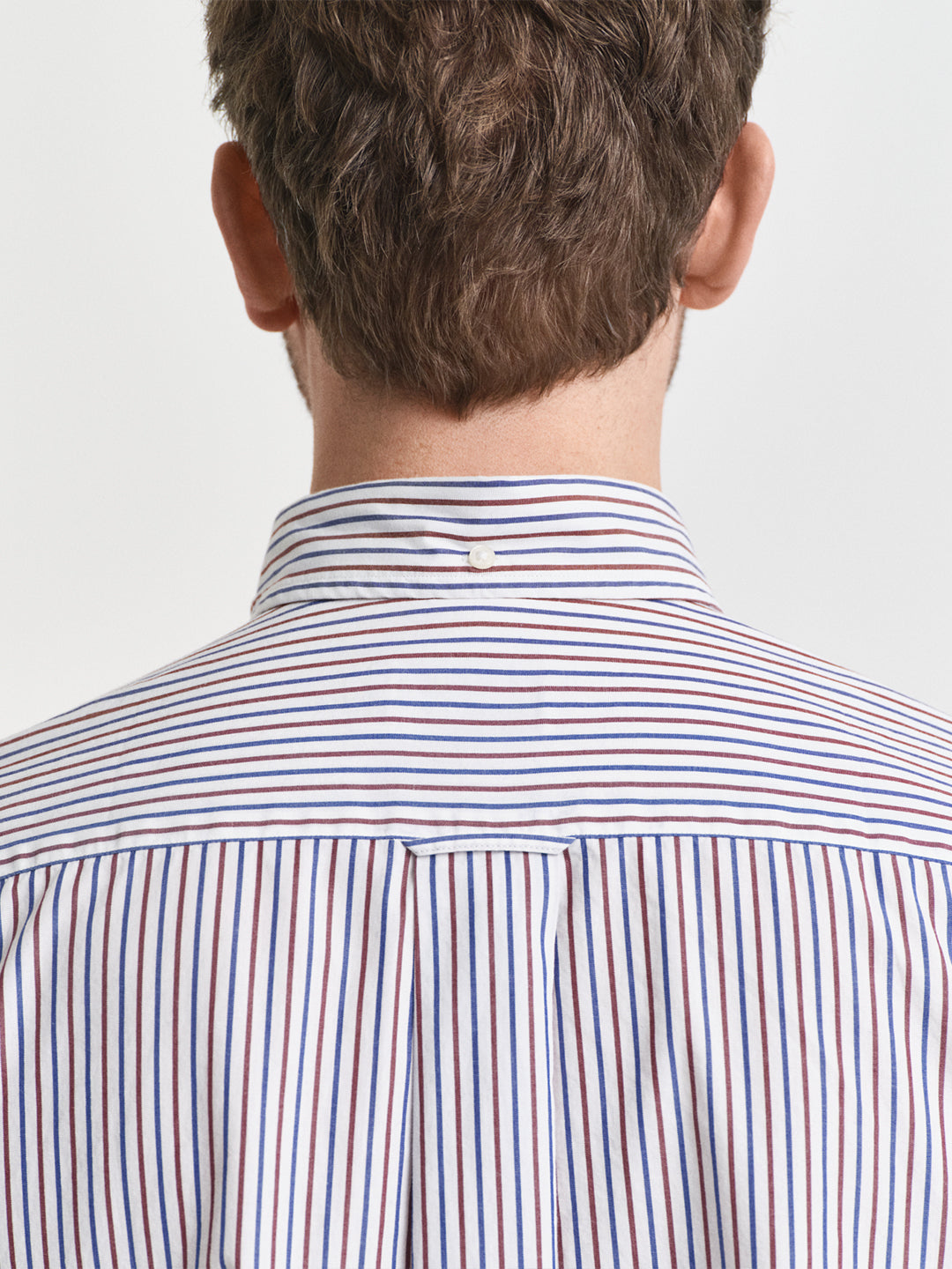 Gant Men Red Striped Collar Shirt