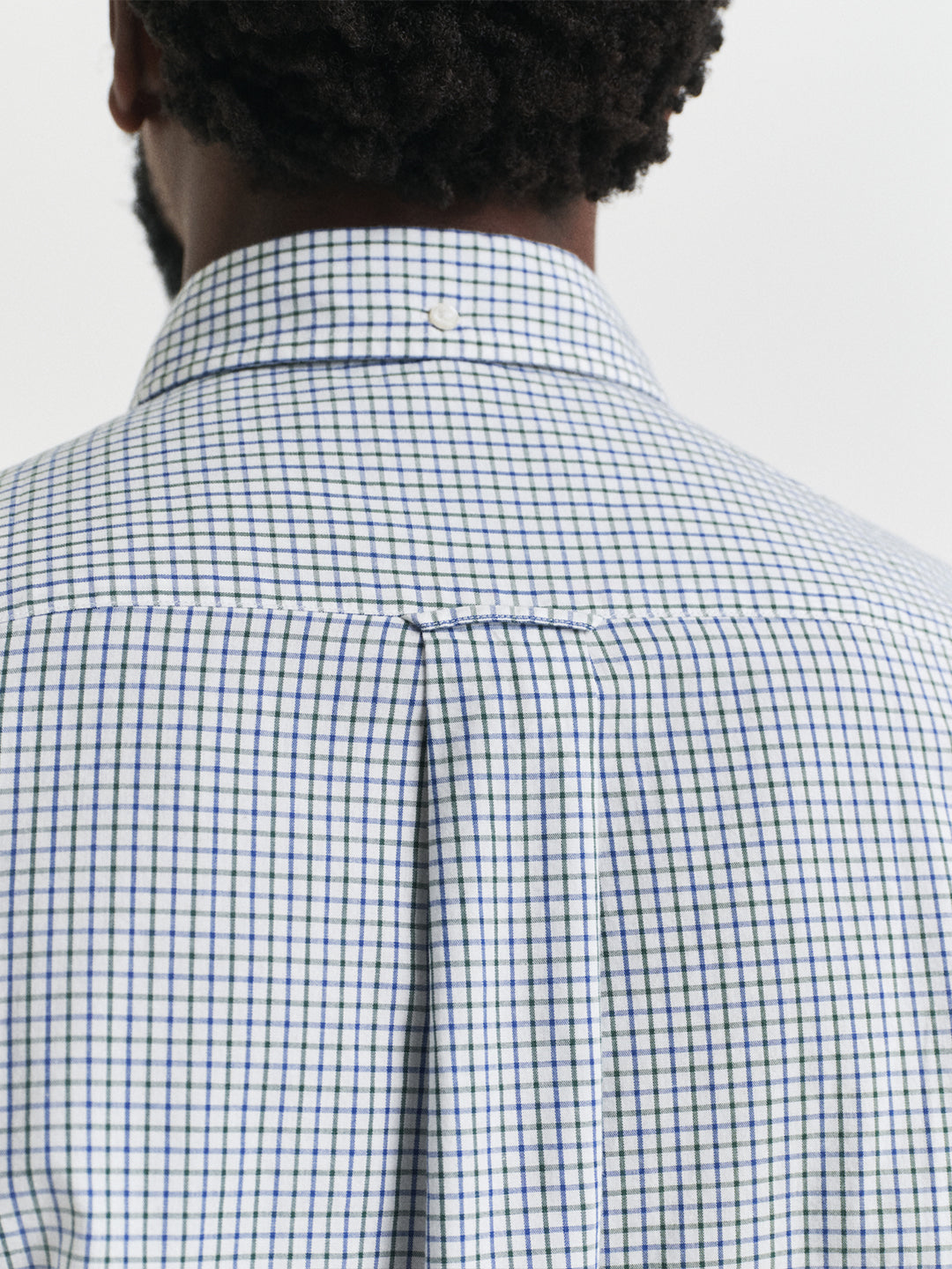 Gant Men Green Checks Collar Shirt