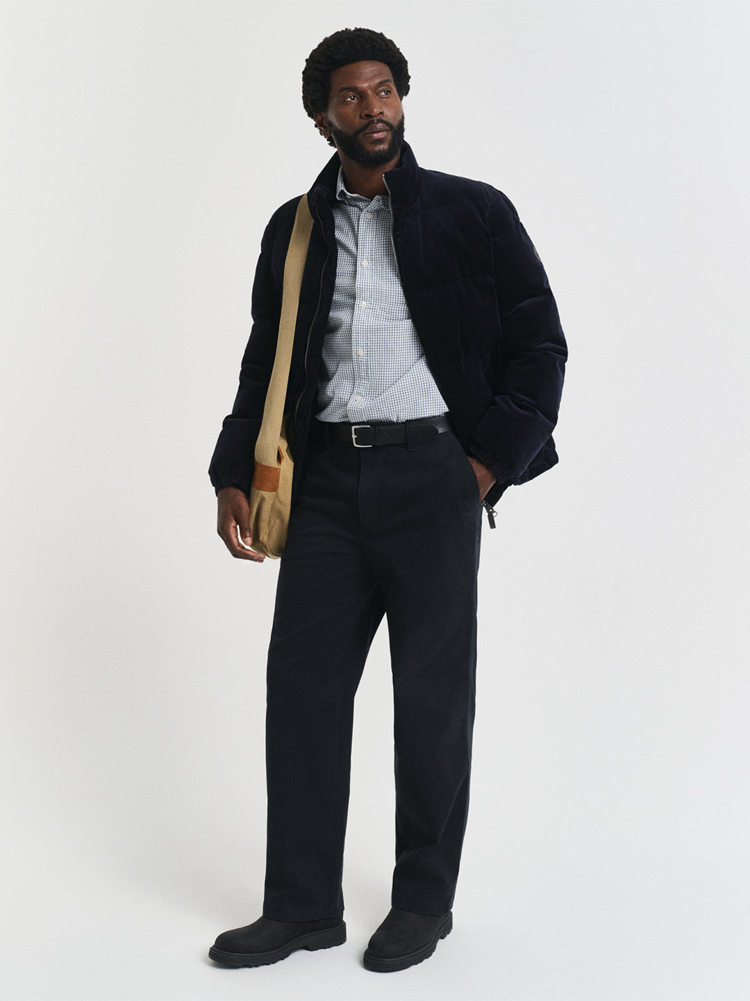 Gant Men Green Checks Collar Shirt