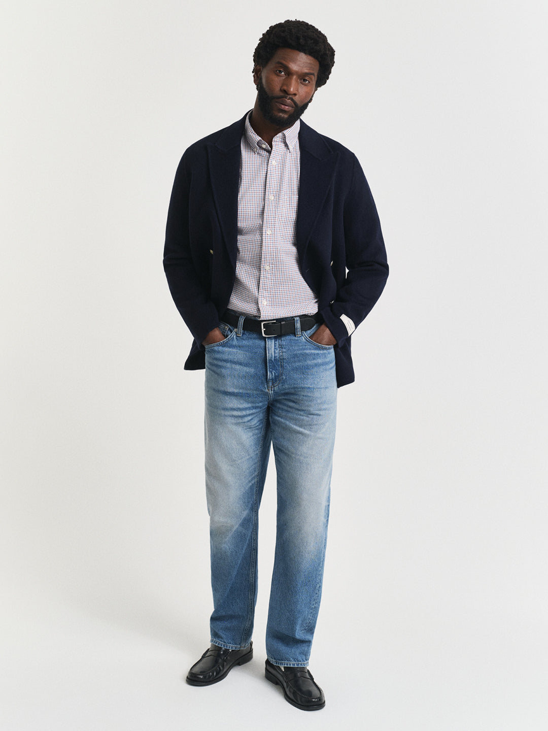 Gant Men Red Checks Collar Shirt