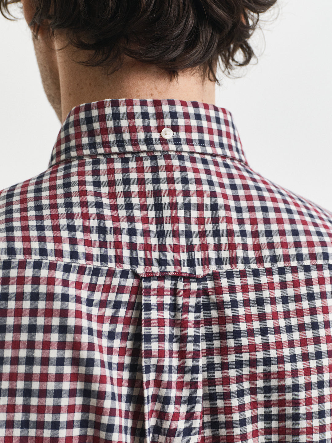 Gant Men Red Checks Collar Shirt
