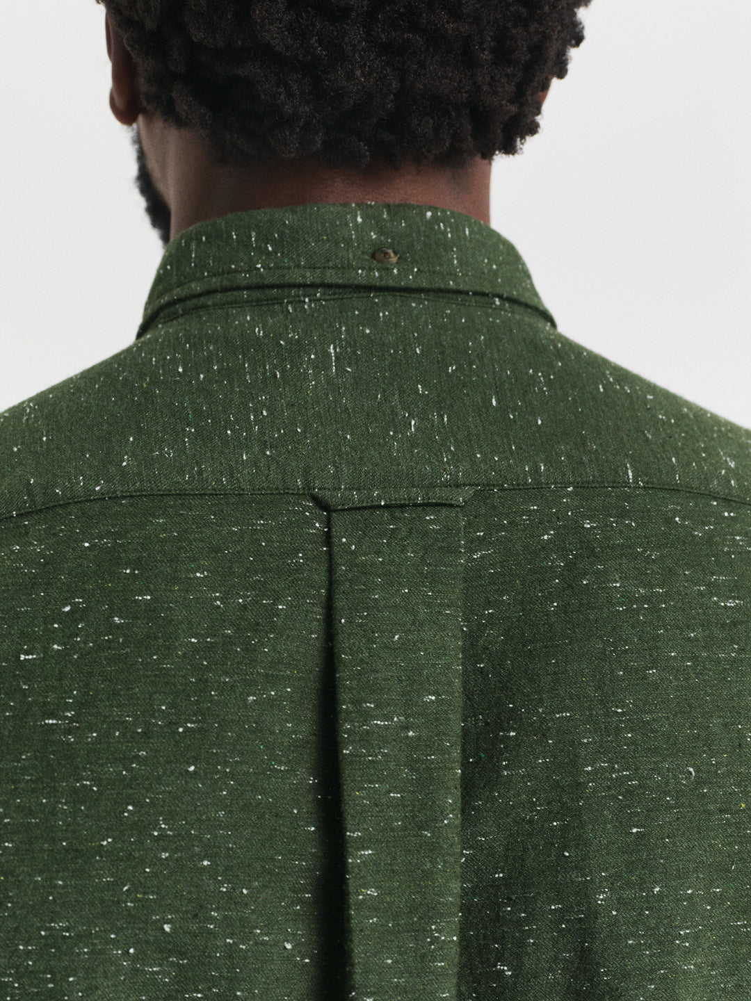 Gant Men Green Solid Collar Shirt