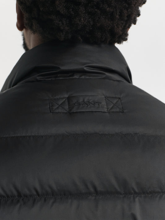 Gant Men Black Solid Collar Jacket