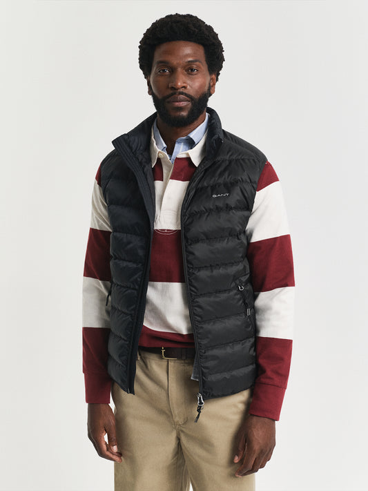 Gant Men Black Solid Collar Jacket