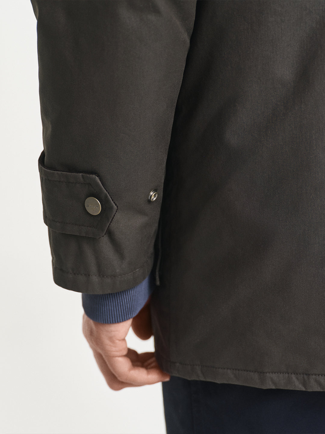 Gant Men Green Solid Collar Jacket