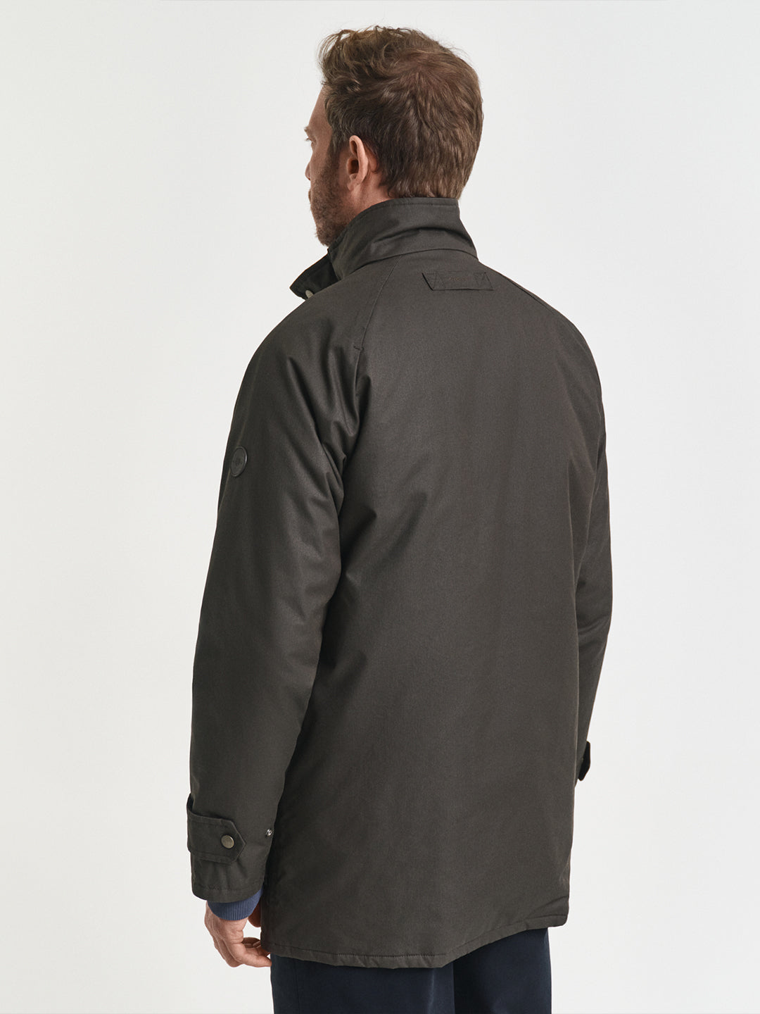 Gant Men Green Solid Collar Jacket