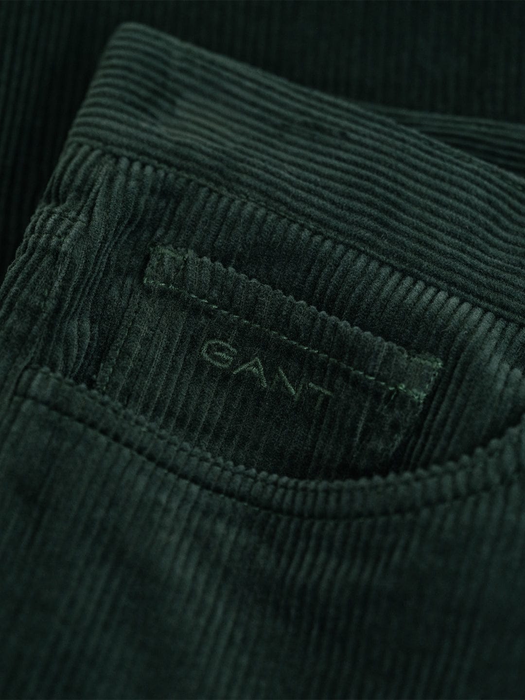 Gant Boys Green Regular Fit Solid Trouser