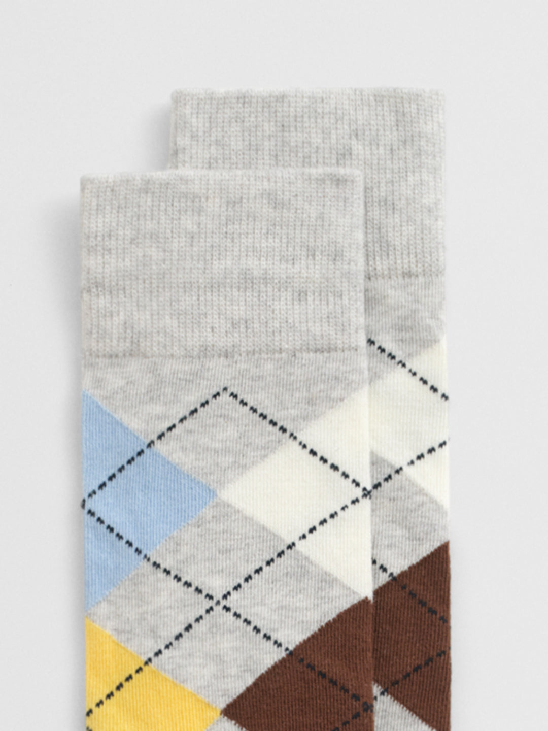 Gant Men Grey Argyle Socks