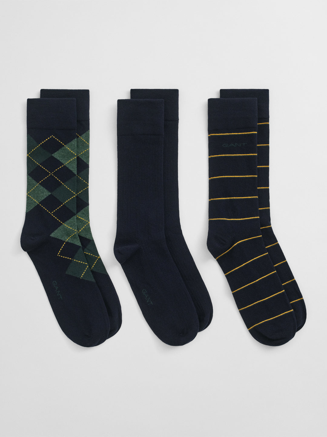 Gant Men Blue Argyle Socks