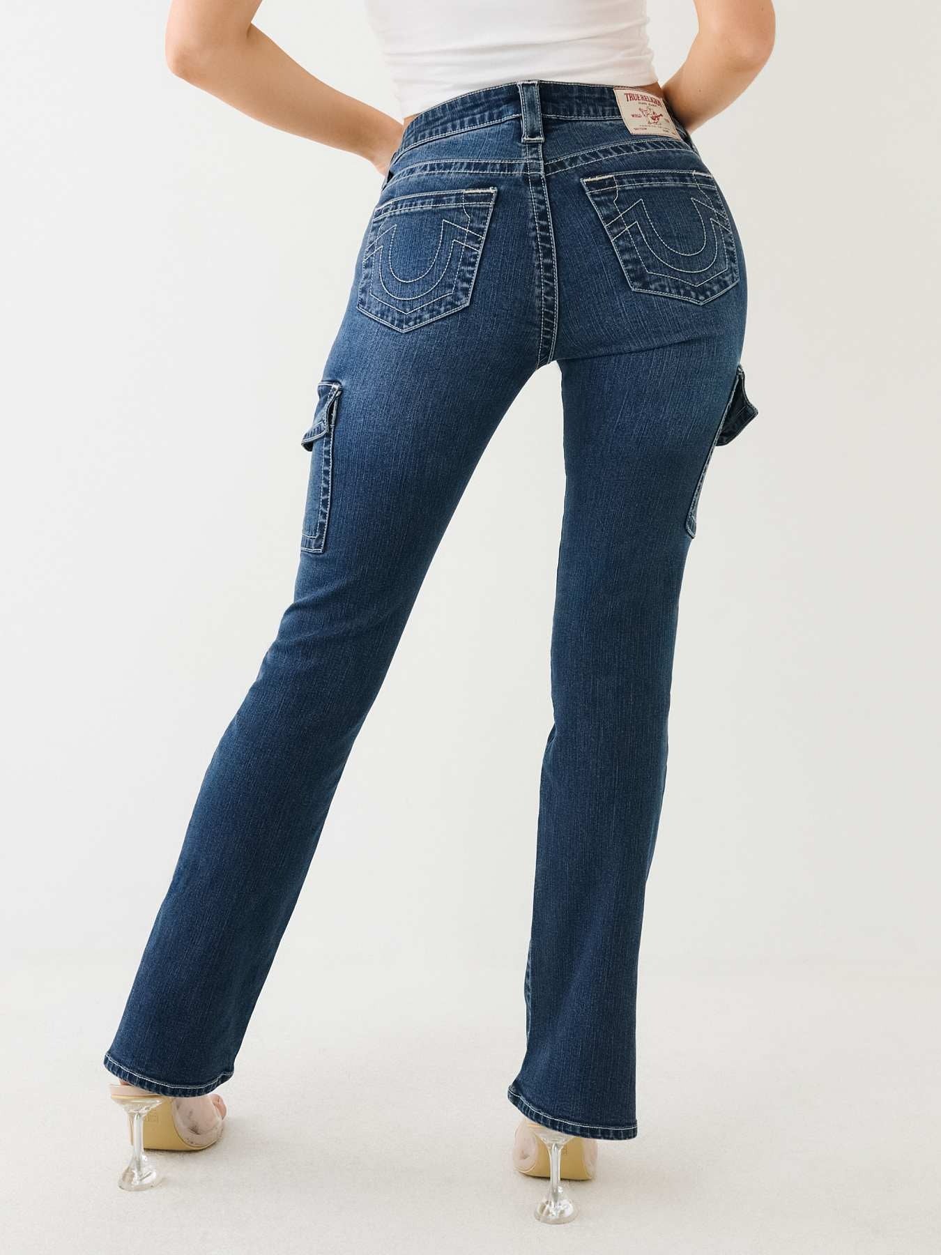 True Religion Women Blue Solid Slim Fit Mid-Rise Jeans