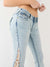 True Religion Women Blue Solid Flared Low-Rise Jeans