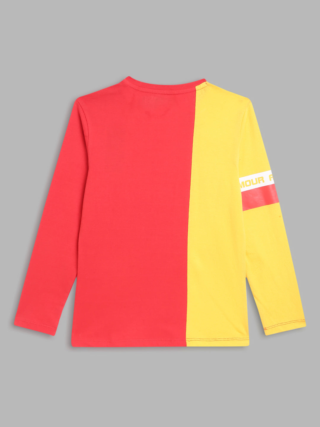 Blue Giraffe Boys Multicolor Printed Round Neck Full Sleeves Tshirt