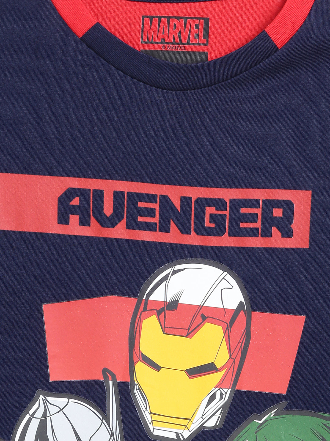 Blue Giraffe Boys Blue Printed Round Neck Full Sleeves Tshirt