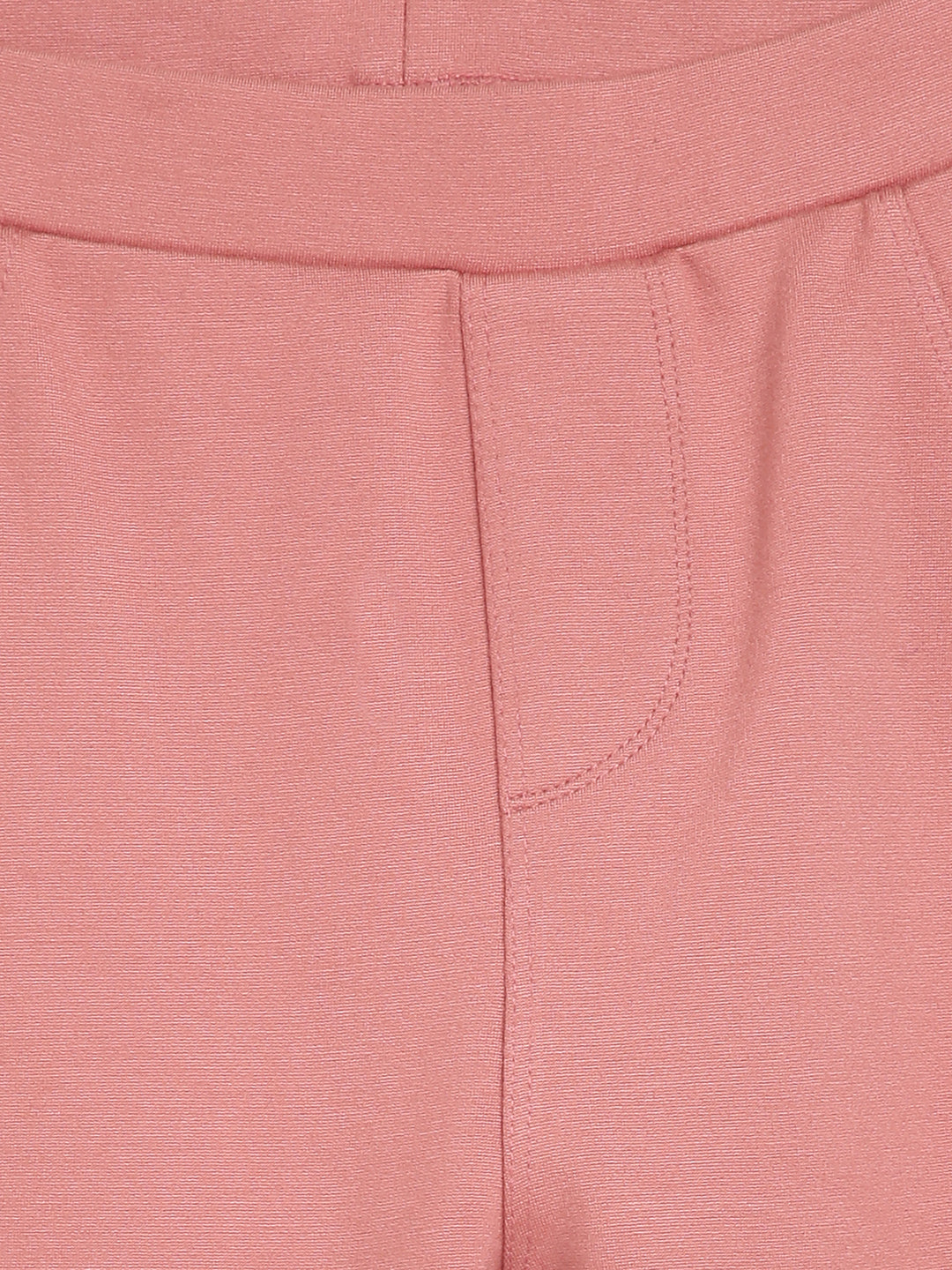 Blue Giraffe Girls Navy Blue Solid Fitted Jegging