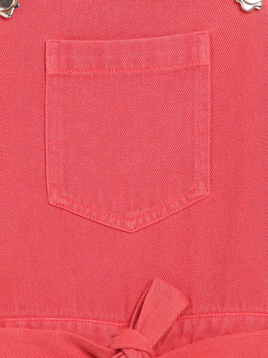 Blue Giraffe Girls Red Playsuit