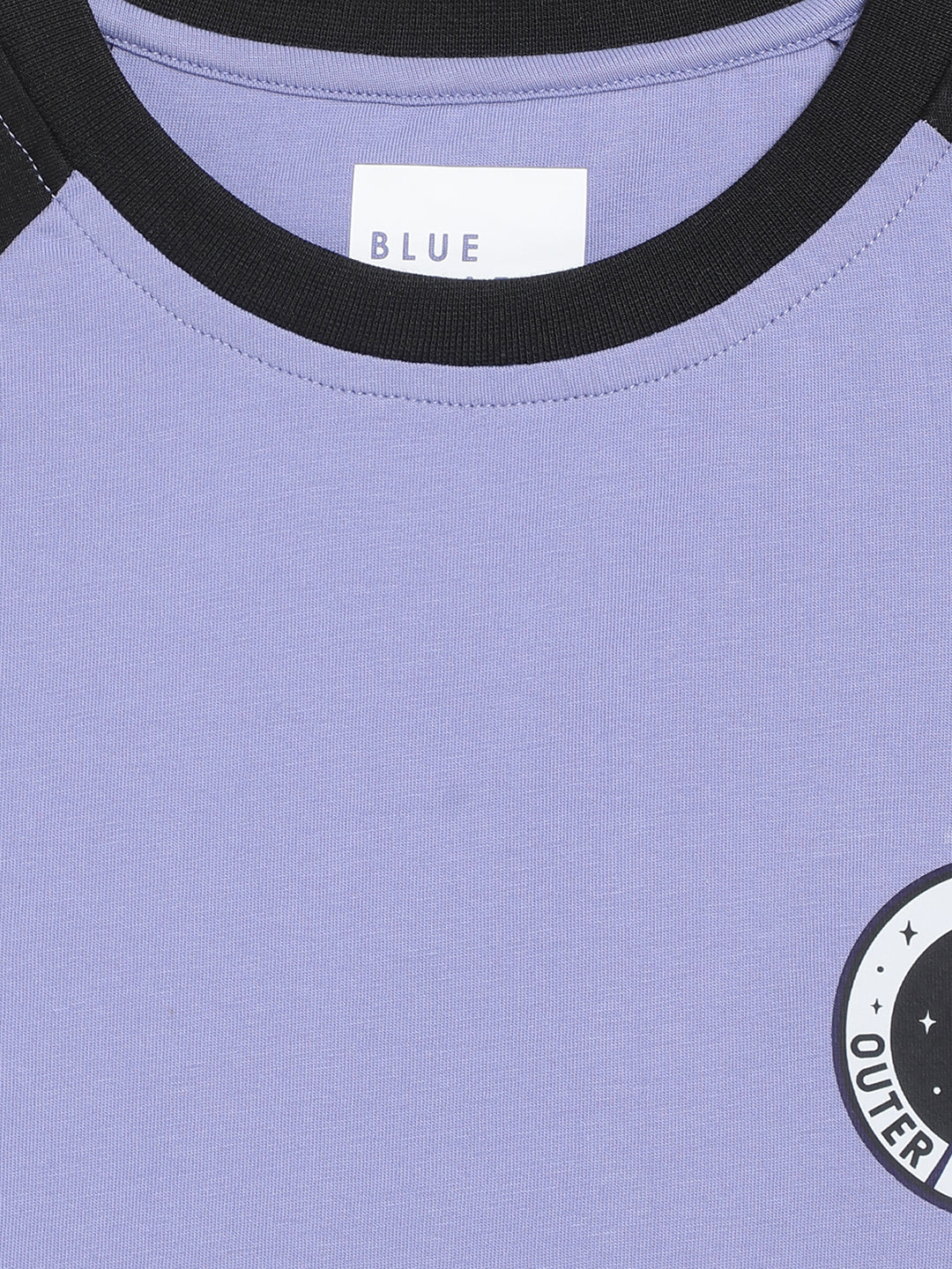 Blue Giraffe Boys Multicolor Colorblocked Round Neck Full Sleeves Tshirt