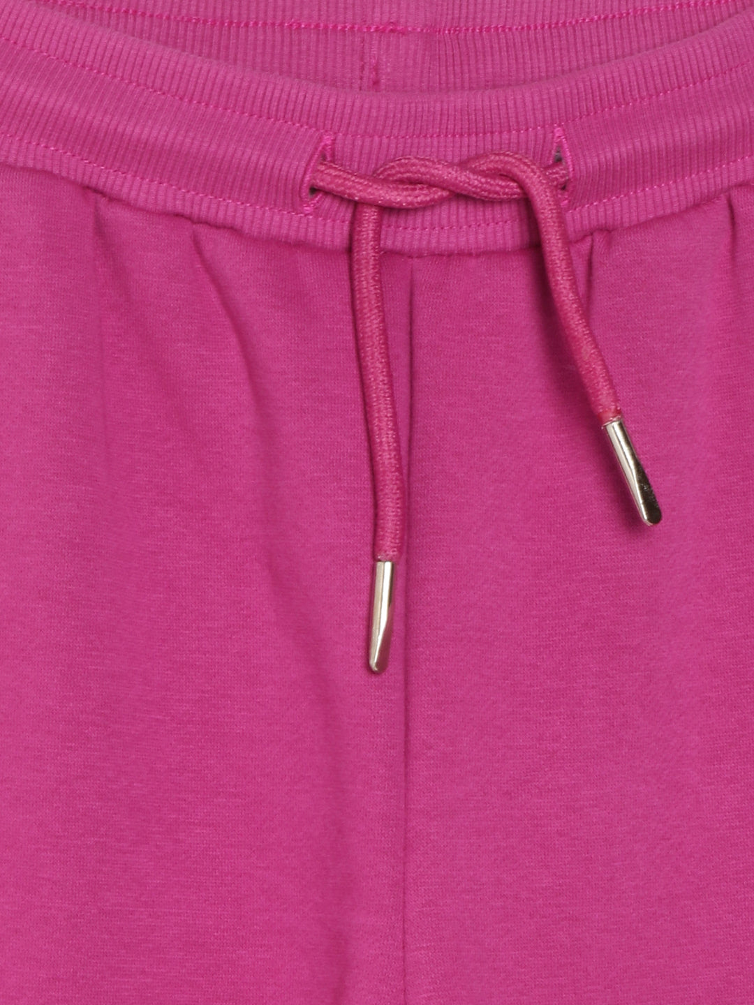 Blue Giraffe Girls Pink Printed Regular Fit Mid-Rise Jogger Style Track Pants