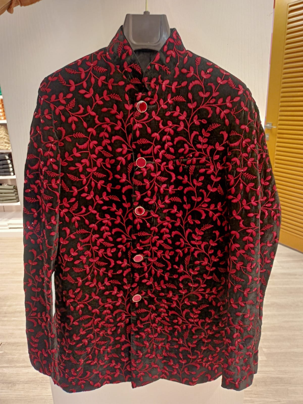 Blue Giraffe Boys Collar Bandi Set