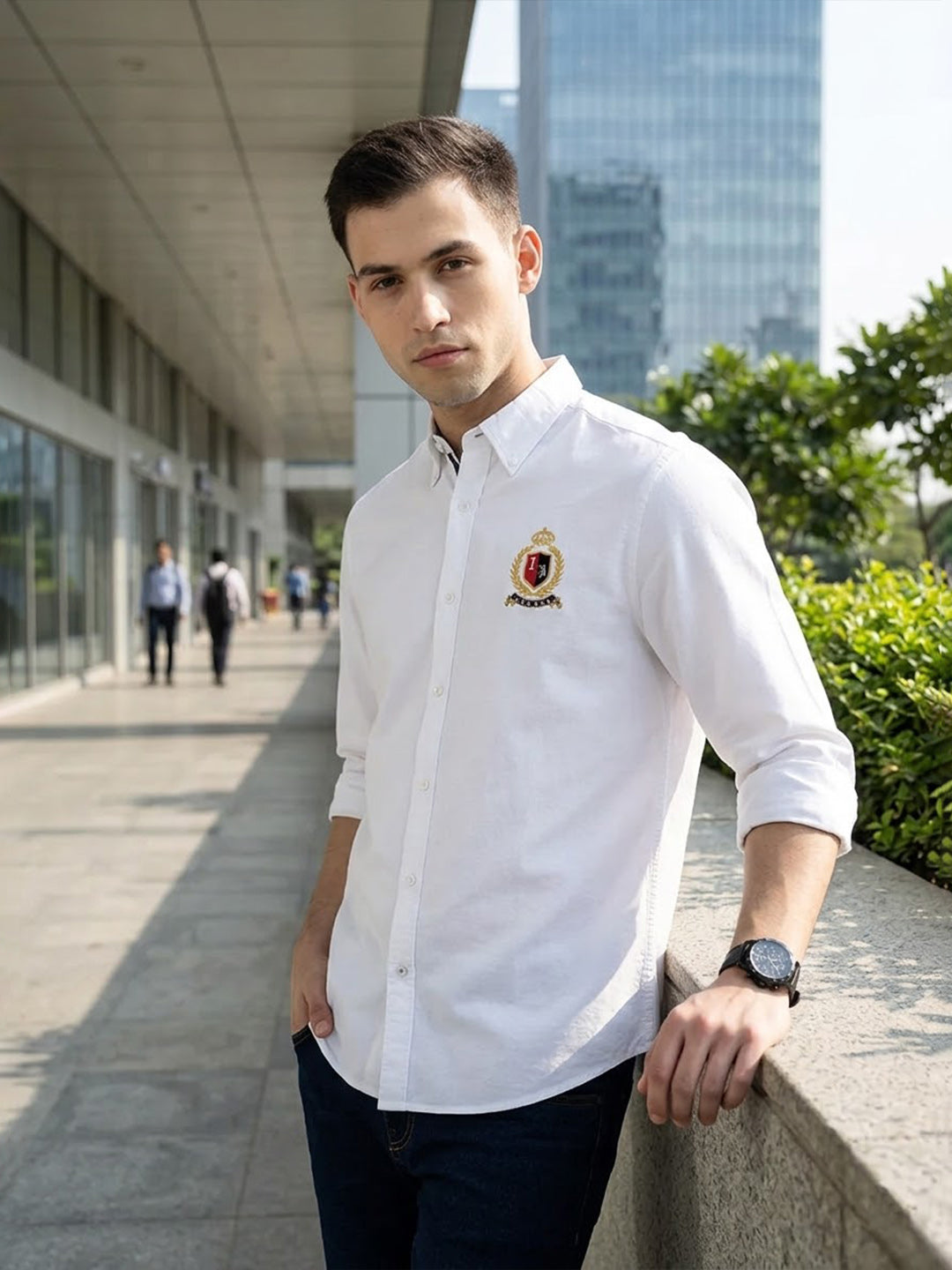 Iconic White Regular Fit Shirt