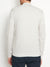 Bruun & Stengade Men Off White Printed Mandarin Collar Sweater