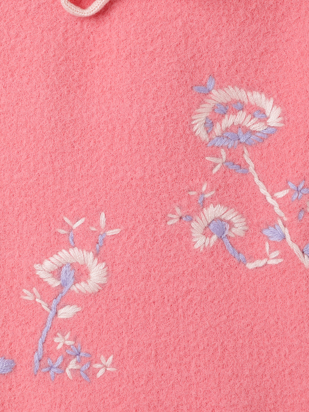 Blue Giraffe Girls Pink Self Design Regular Fit Mid-Rise Straight Skirt