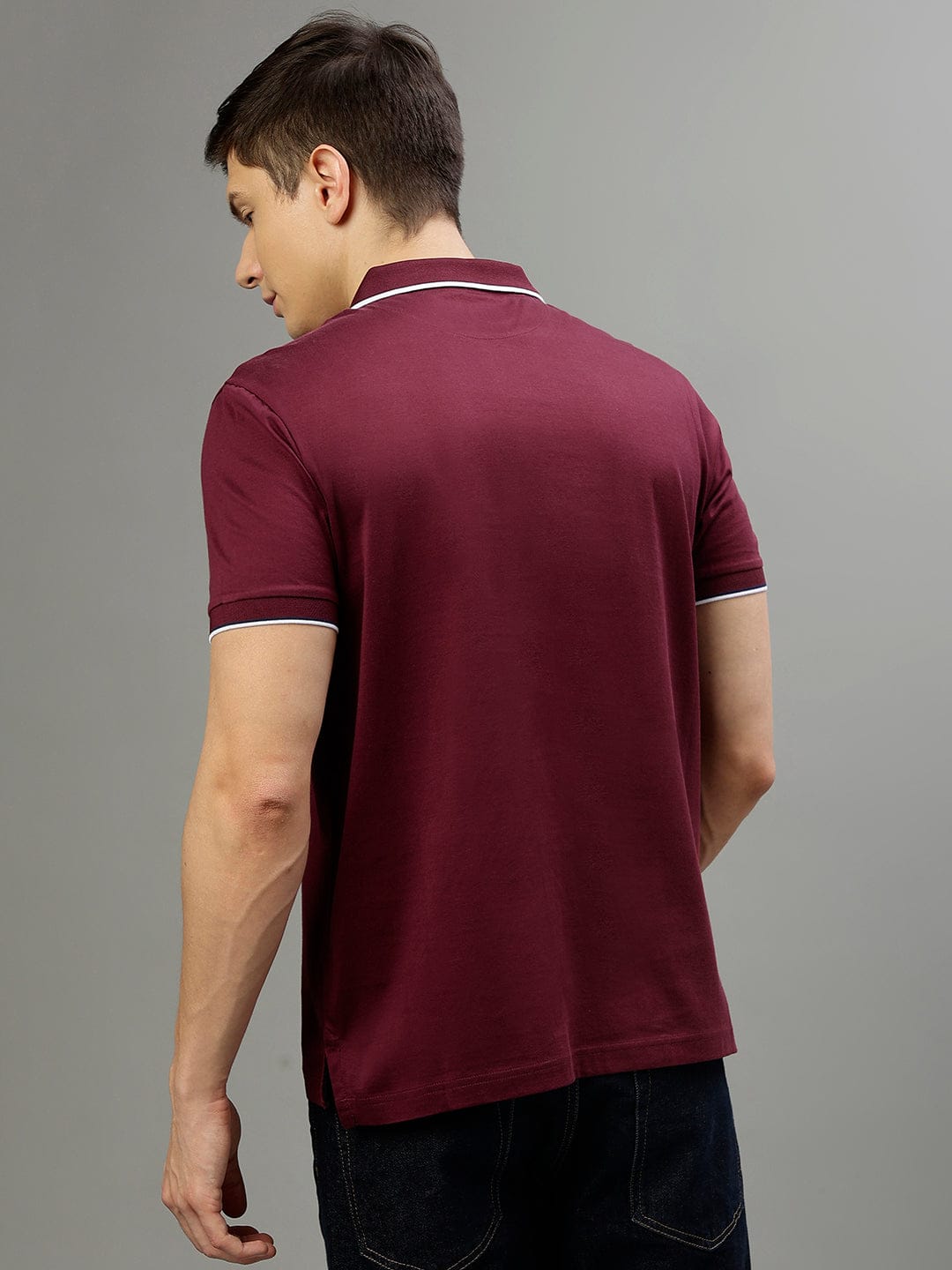 Iconic Men Red Polo Polo Tshirt